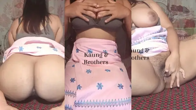 ကိတ်ထနေတဲ့ ဖင်ကြီးနဲ့ နို့ကိုညစ်ပြိီး ထန်ပြနေတဲ့ ဆော်ကြီး ​Solo