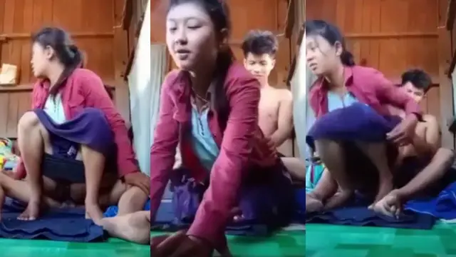 လင်မယားနှစ်ယောက် ​နေ့လည်ခင်း ရှယ်လိုူးပီး ကိုယ်တိုရိုက်အောကားလေး